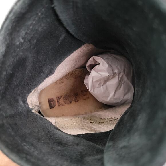 Dkode Women's Boho Black Suede Vintage Style Zippered Retro Ankle Boots US 9 - Picture 8 of 13